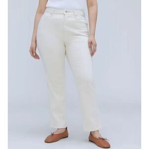 Everlane The Original Curvy Cheeky High Rise Straight Leg Jeans Women’s Size 32